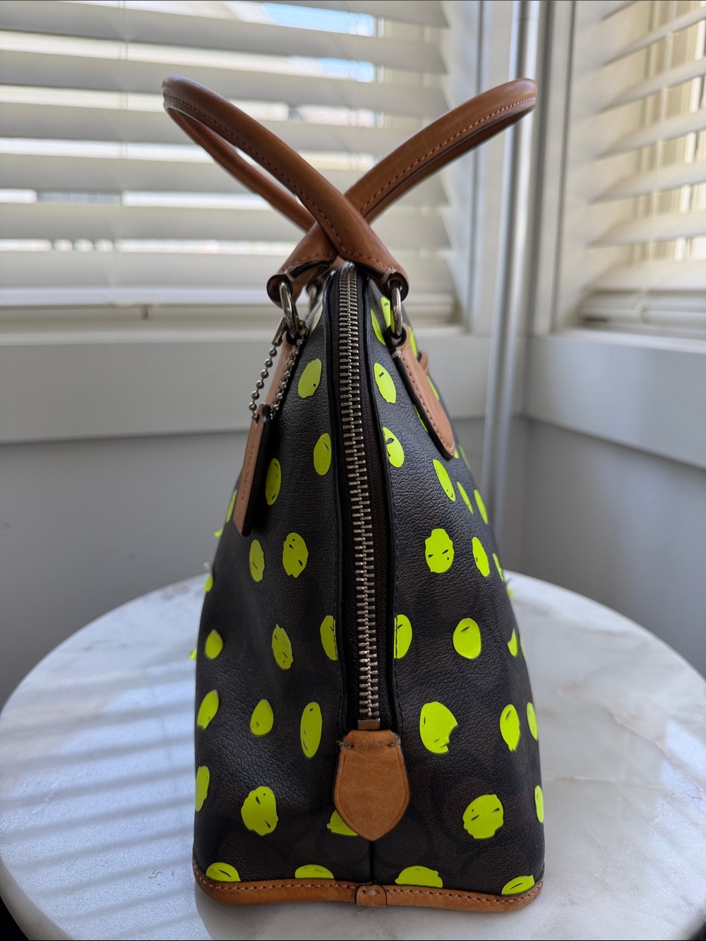 Coach Cora Dome Satchel - Picture 4 of 9